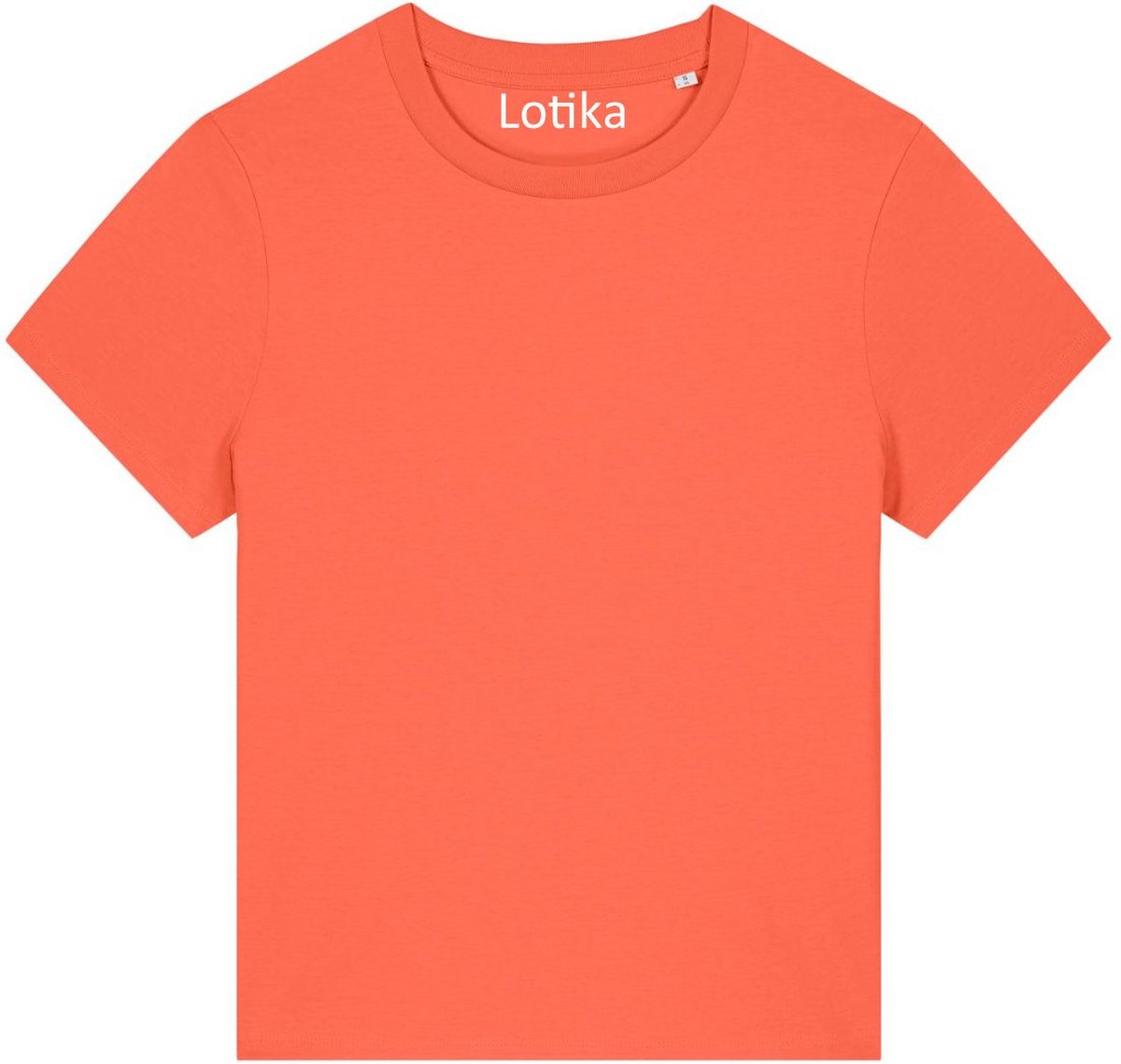 Lotika - Saar T-shirt dames biologisch katoen - fiesta