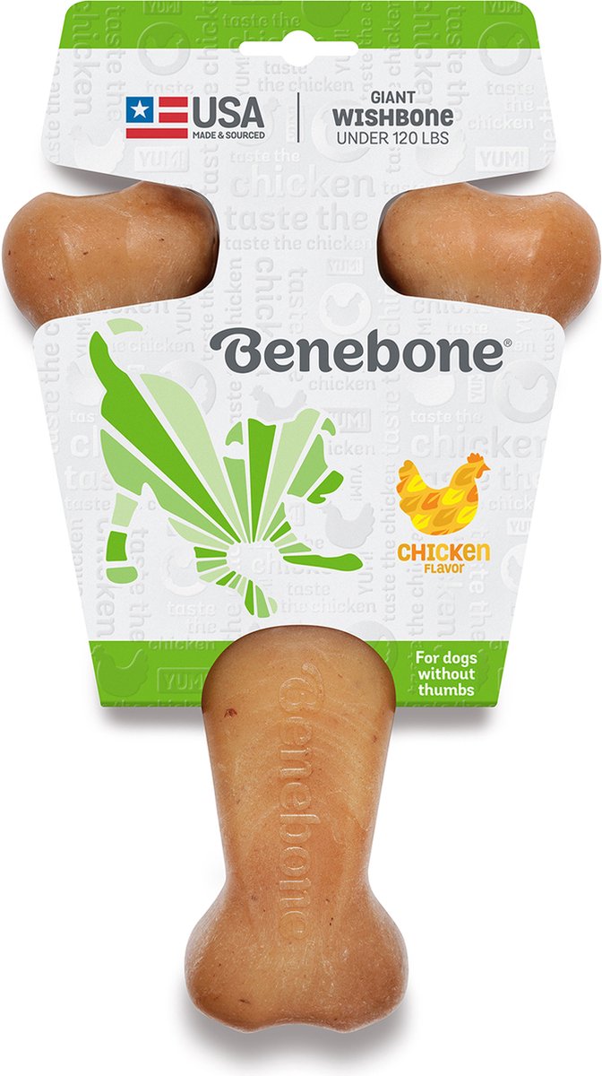 Benebone - Kauwartikelen - Ben Wishbone Kip-g 878300 - 197537