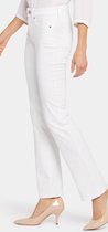 NYDJ Marilyn Straight Jeans Wit Gekleurde Denim | Optic White