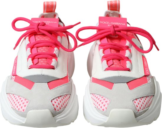Leren Lage Sneakers Met Dikke Rubberen Zool bol