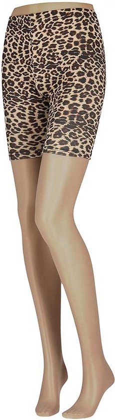 Korte legging dames Bikershort Leopard Design S M korte legging dames biker. bol