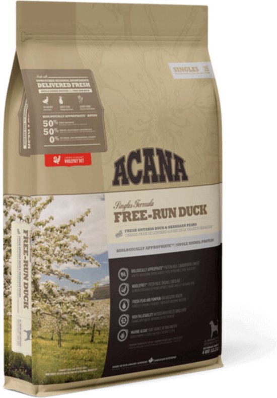 Acana Singles Dog Free Run Duck 6 kg - Hond