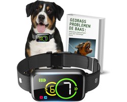 Maxipets ® Anti Blafband PRO - Blafband voor honden - Halsband hond - Trainingsband - Anti blaf apparaat - Zonder schok - Kleine en grote honden - Oplaadbaar - Waterdicht