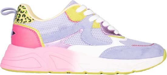POSH by Poelman lila/roze Stacey chunky sneakers