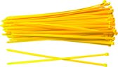 1000 pièces Attaches de Attache-câbles jaunes 370 mm x 7,6 mm (099.0375)