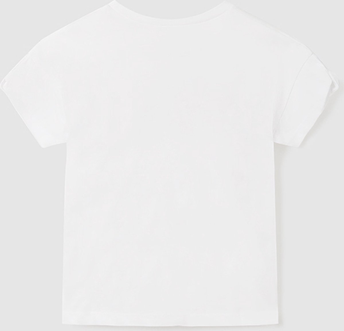 MAYORAL - T-shirt - Maat 176 - Meisjes - 077 White -