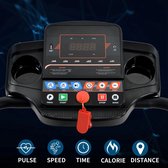 Bol.com Opvouwbare - Loopband - Loopmachine Met Luidspreker - Voor Home - Gym Fitness - 1-12 Km/h - Zwart aanbieding