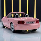 1/32 Schaal Mazda Mx5 Legering Model Hoge Simulatie Met Tong Sportwagen Wielen Kan Worden Gedraaid Diecast Voertuig Speelgoed Voor Volwassenen Geschenken