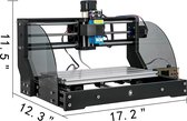 Shenna Commerce Graveermachine Laser - 5500W - DIY - Graveerapparaat - Hout, PVC - Graveerset - Houtbewerking - Laser Cutter - Snijder