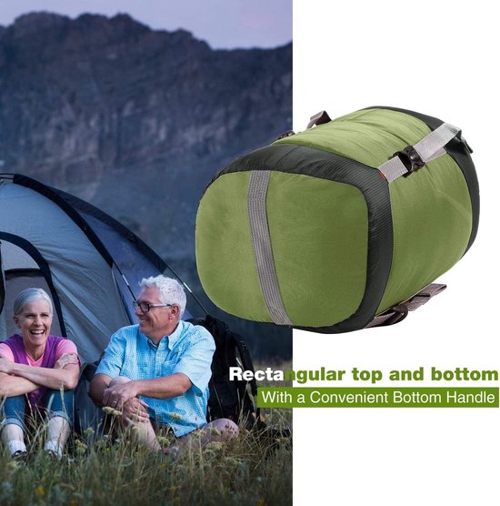 Sac De Compression Faderr – Nylon Enduit Silicone, 18x38 Cm, Léger Et étanche, Pour Sac De Couchage Et Vêtements, Camping Et Randonnée