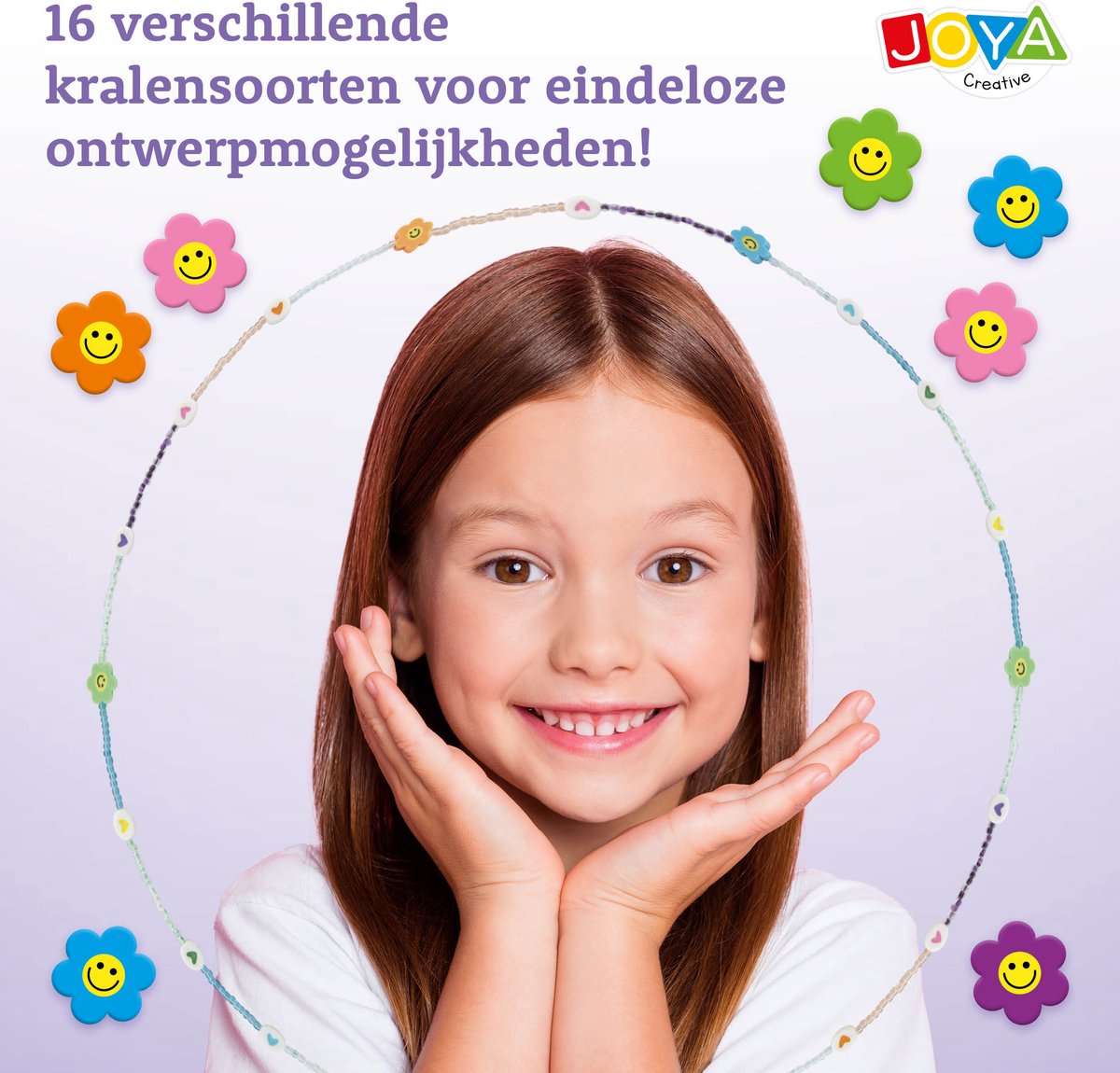Kralen Set - Sieraden Maken Starterspakket - 16 Verschillende Kralen & Accessoires - Foam Bloemen & Bedels Inbegrepen - Ideaal voor Armbanden en Kettingen - Creatief Speelgoed voor Meisjes vanaf 6 jaar - Joya Creative — afbeelding 5
