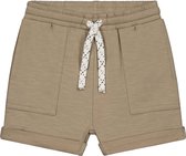 Prénatal peuter short - Jongens - Dark Taupe Brown - Maat 86