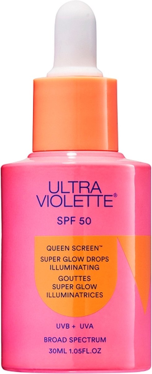Goedkoopste Ultra Violette Queen Screen™ SPF50 Super Glow Drops Illuminating - Bescherming en Stralende Gloed in één
