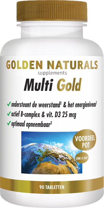 Golden Naturals Multi Gold (90 vegetarische tabletten)