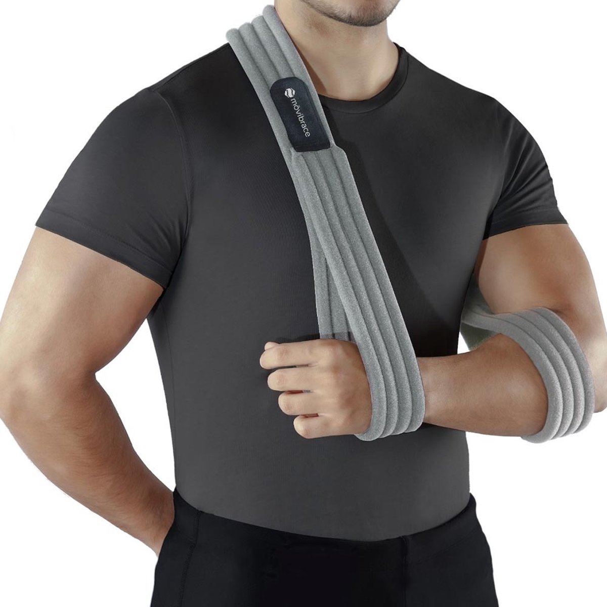 Goedkoopste Mövibrace - Mitella - Arm Sling - Op maat knipbaar - Grijs - One size