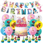 Verjaardagsdecoratie 44 Stuks, Verjaardagsfeest Decoratie,Feest Versieren,Ballonnen,Latex Ballon, Taartdecoratie,Verjaardags Versieren voor Jongens Meisjes