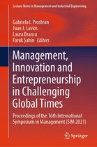 Lecture Notes in Management and Industrial Engineering - Management, Innovation and Entrepreneurship in Challenging Global Times