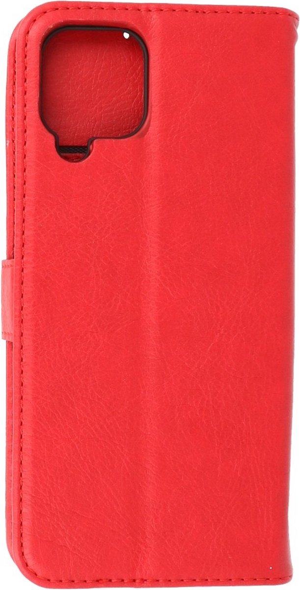 Hoesje Geschikt voor Samsung Galaxy A22 4G - Kaarthouder Book Case Telefoonhoesje - Rood