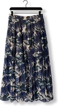 Lollys Laundry Sunsetll Maxi Skirt Rokken Dames - Blauw - Maat XL