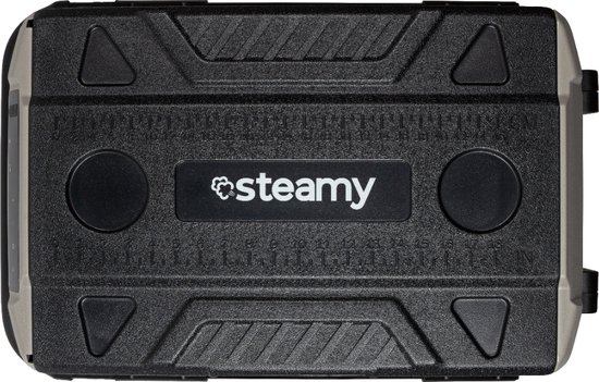 Steamy-E Dual Zone Roller Elektrische Compressor Koelbox Op Wielen - Dual Zone - 58 liter - 12V en 230V - voor auto en camping - Zwart van Steamy — afbeelding 5