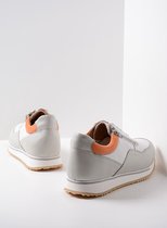 Wolky Shoe > Heren > Sneakers e-Runner wit/gebroken wit leer