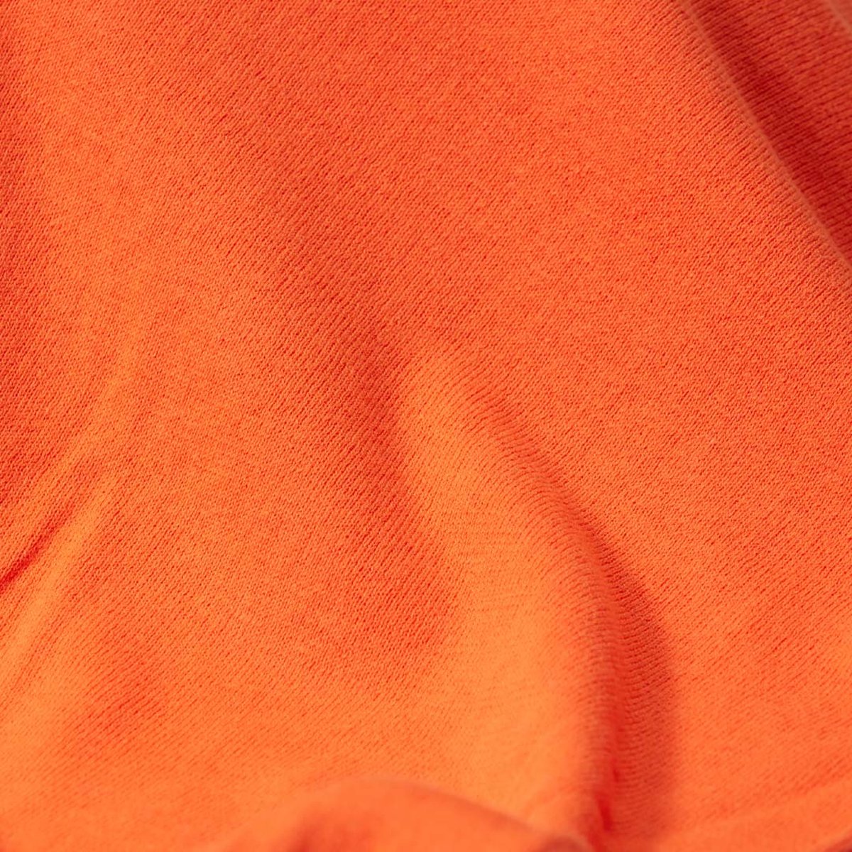 Osborne Knitwear Trui met V hals - Katoen - Orange - L