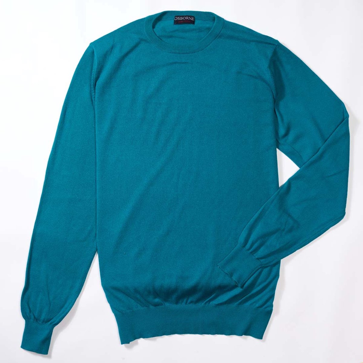 Osborne Knitwear Trui met ronde hals - Katoen - Harvard - M