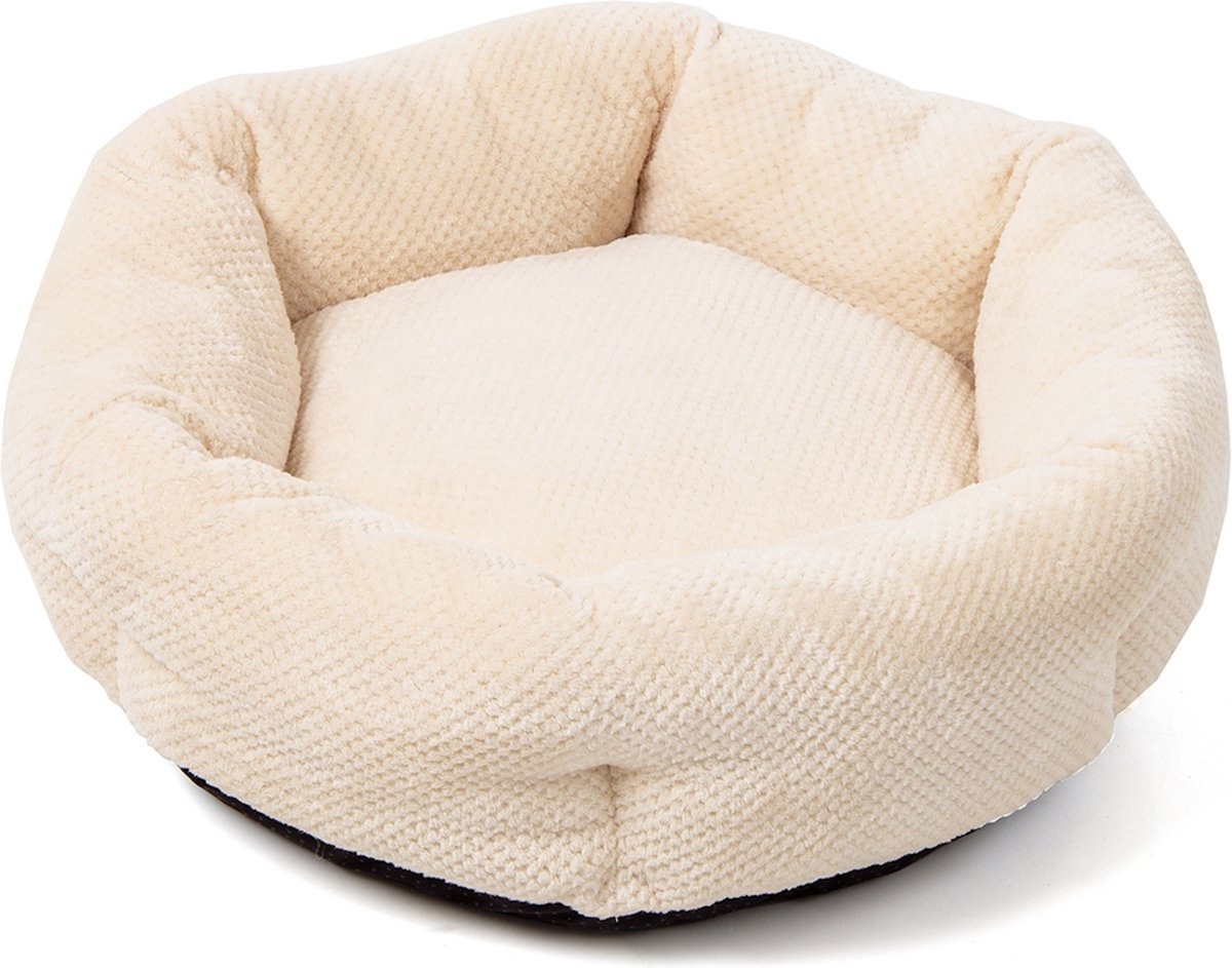 Wallace & Jones Hondenmand / Kattenmand Cloey - Beige | S | ca. 50 x 50 x 15 cm