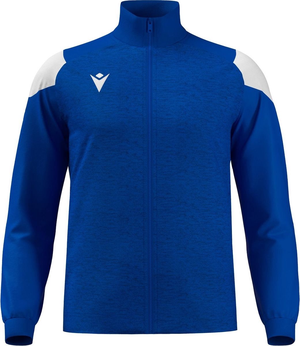 Macron Glory Prometheus Top Full Zip Heren - Royal / Wit | Maat: S