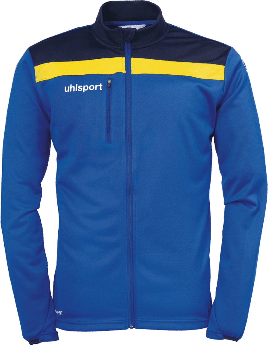 Uhlsport Offense 23 Polyestervest Heren - Royal / Marine / Limoen | Maat: M