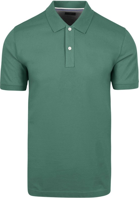 OLYMP - Poloshirt Piqué Groen - Modern-fit - Heren Poloshirt Maat XL