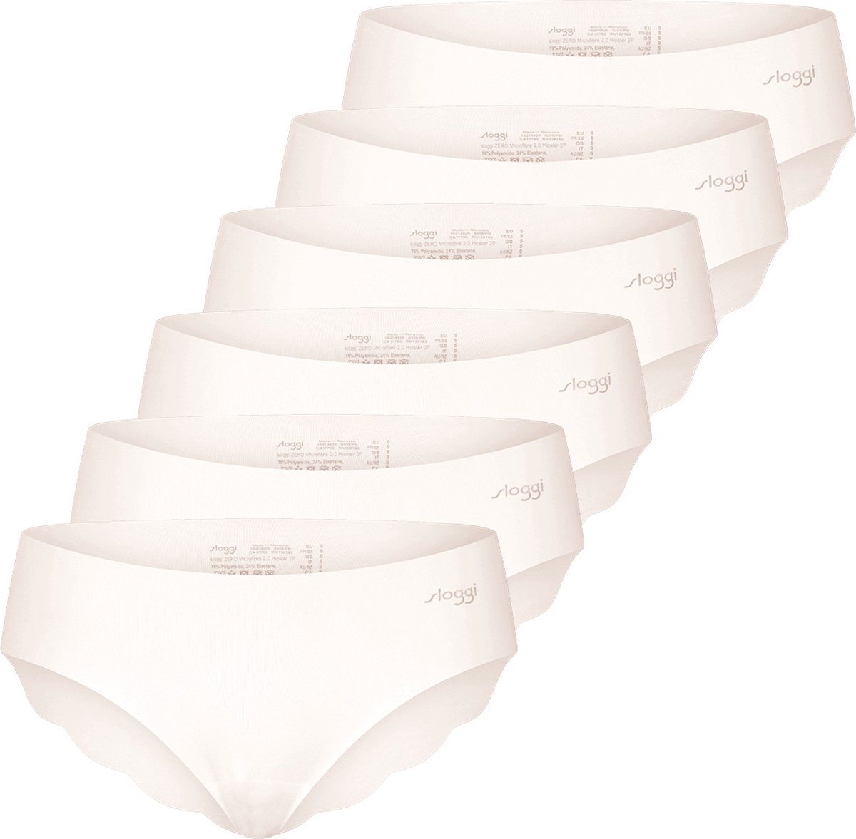 sloggi Dames hipster slip 6 pack ZERO Microfibre 2.0