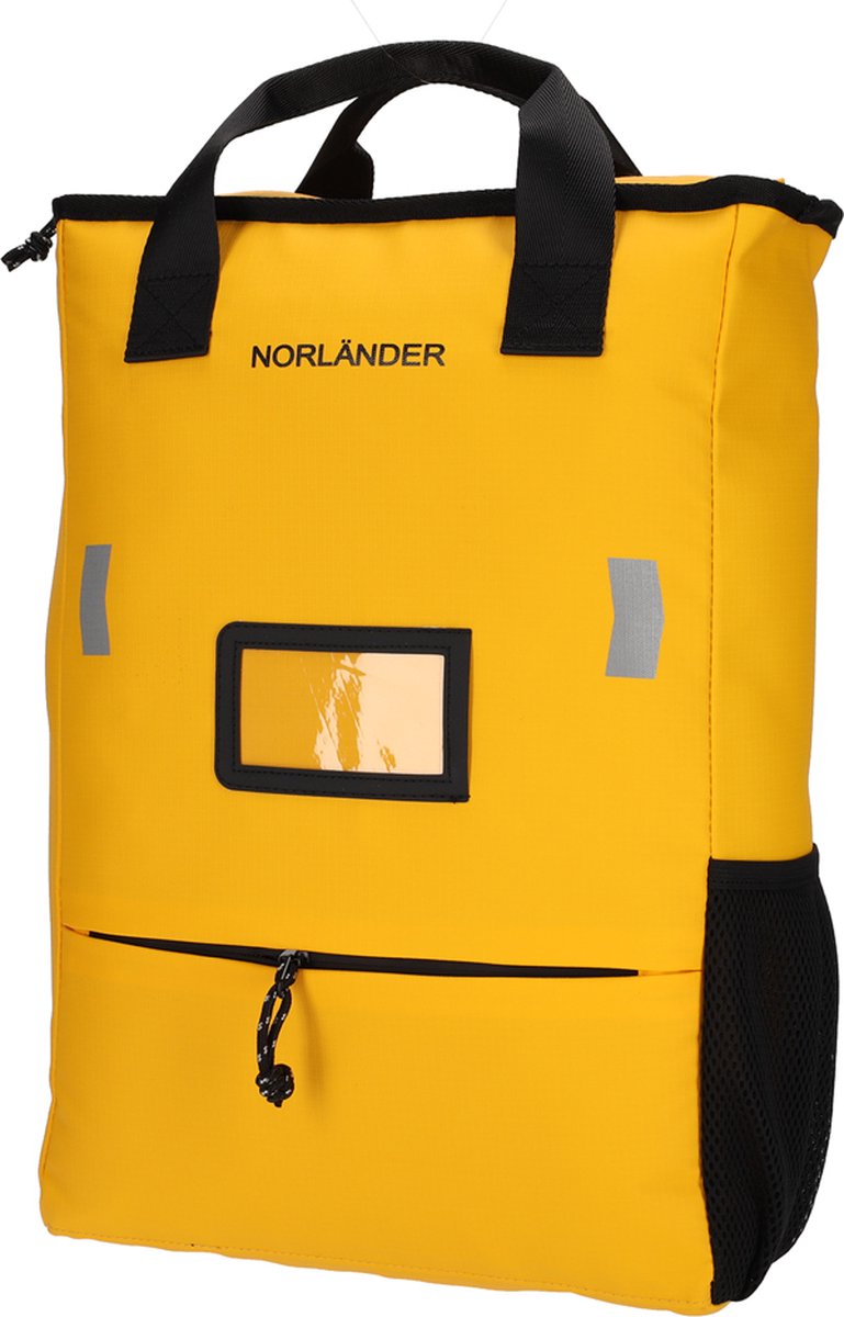 Norlander Sarek rugtas - Met laptop divider - Waterafstotend - Geel