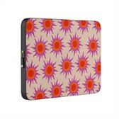 BURGA Laptophoes - Leren Laptop Hoesjes - Laptopsleeve 16 inch - Sunset Glow