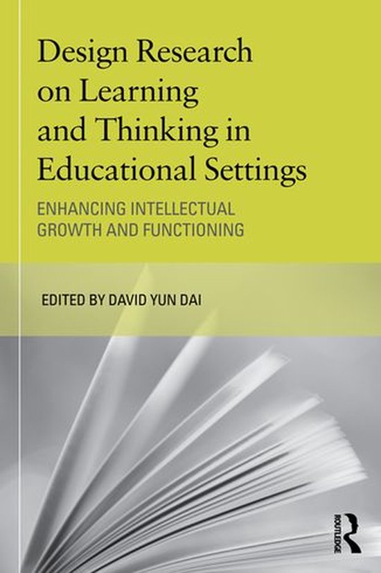 Design Research on Learning and Thinking in Educational Sett ... - cover
