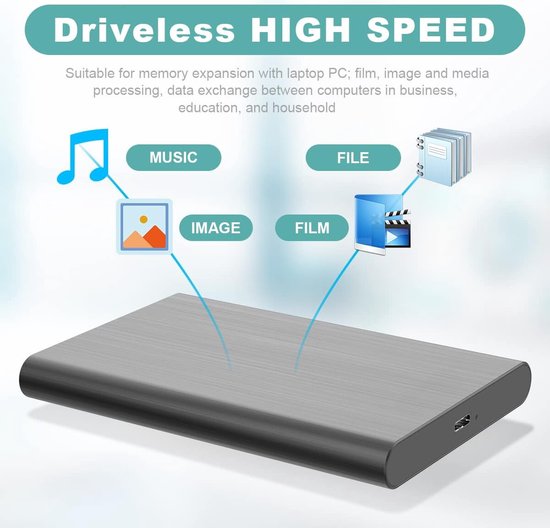 Sonnics 500gb gris oscuro disco duro externo portá al mejor precio de