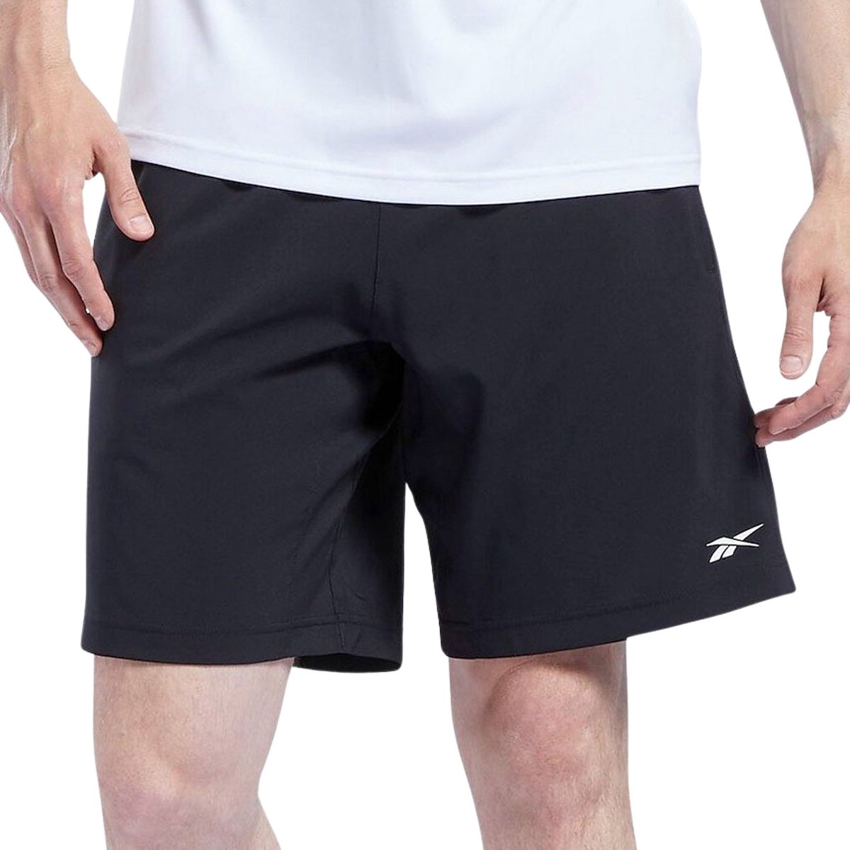 Reebok WOR WOVEN SHORT Heren Sportbroek – 2XL Zwart