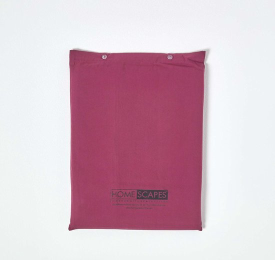 Homescapes Drap-housse Prune 100% coton Égyptien 200 fils 150 x 200 cm