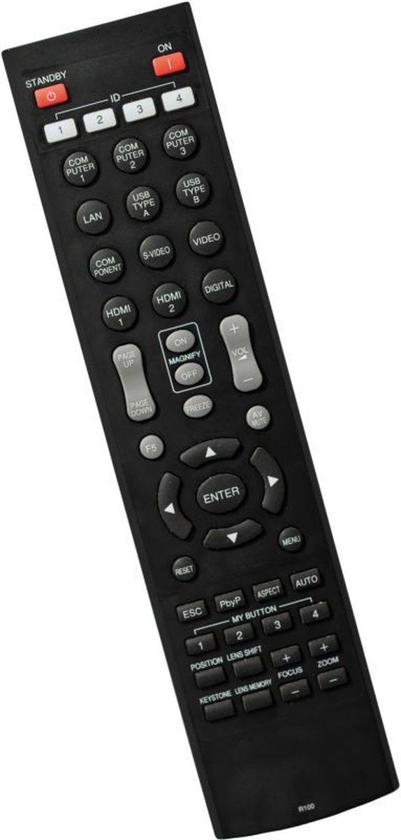 Afstandsbediening geschikt voor de DUKANE ImagePro 8977 beamer, vervangt R100 / HL02801