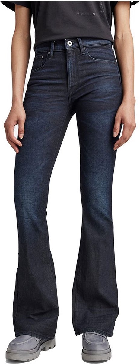 Monica niveau som G-STAR 3301 Flare Fit Jeans - Dames - Worn In Naval Blue Cobler - W28 X L30  | bol.com