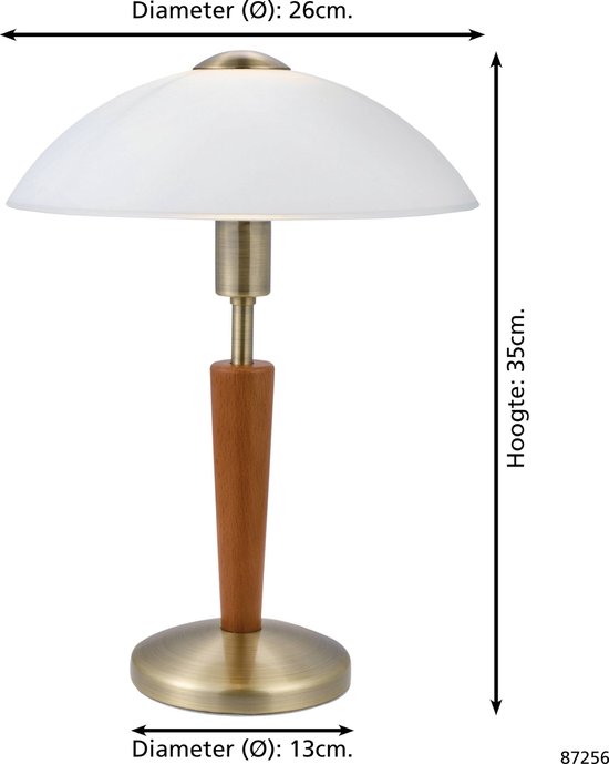 EGLO SOLO 1, Marron, Acier, Salon, IP20, II, E14