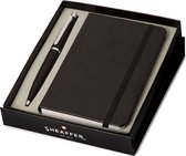 Sheaffer balpen giftset - VFM/G9405 - matt black nickel plated - met A6 notebook - SF-G2940551-4