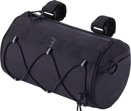 Foto: Bbb cycling barrelpack stuurtas fiets afneembaar bikepacking stuurtas racefiets waterproof zwart 3l bsb 151l