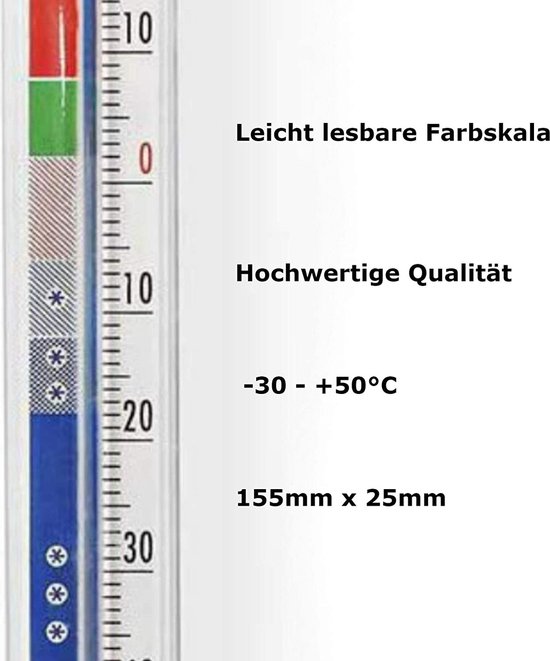 Thermomètre pour congélateur de -40° à + 50°