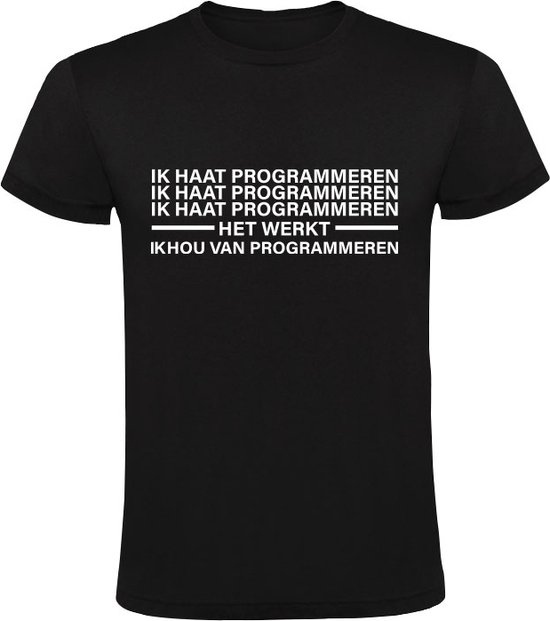 Programmeur Heren T-shirt Computer PC IT Grappig Shirt