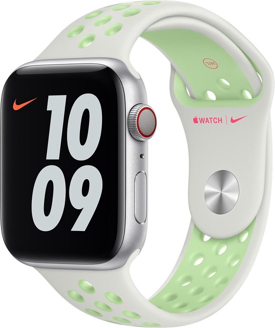 Apple Watch Nike Sport Band - 44mm - Spruce Aura/Vapor Green - voor Apple  Watch SE/5/6 | bol.com