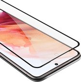 Cadorabo Screenprotector geschikt voor Samsung Galaxy S22 PLUS Volledig scherm pantserfolie Beschermfolie in TRANSPARANT met ZWART - Gehard (Tempered) display beschermglas in 9H hardheid met 3D Touch