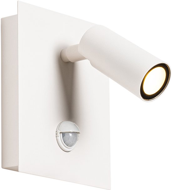 HOFTRONIC 3x Jasmin wandlamp - RVS - 2700K Warm wit - Bewegingsmelder