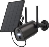 Beveiligingscamera Draadloos voor Buiten Met Zonnepaneel – Camera Beveiliging – Camerabewaking – Wifi