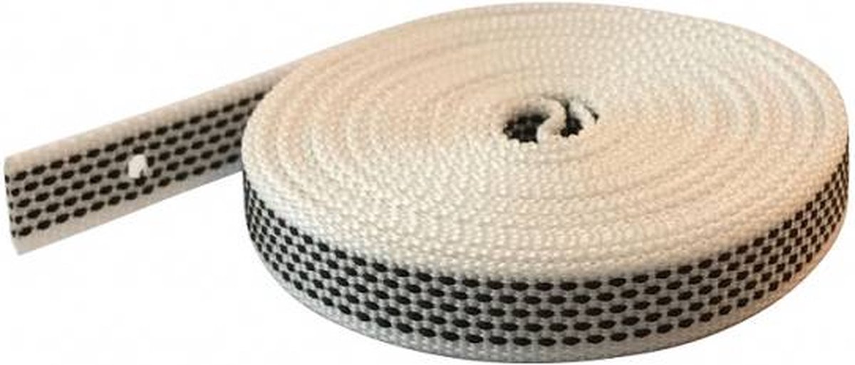 Optrekband voor screens 14 mm rol 5 meter
